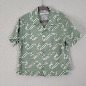 Zara Toddler Short Sleeve Button Down Shirt